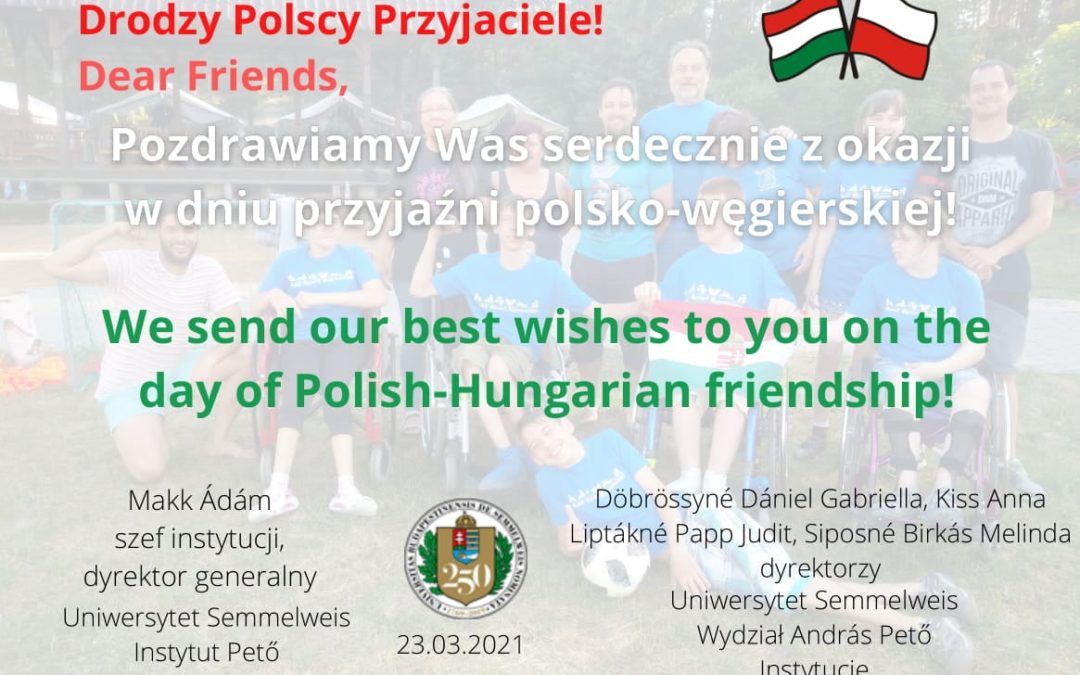 Życzenia w Dniu Przyjaźni Polsko-Węgierskiej
