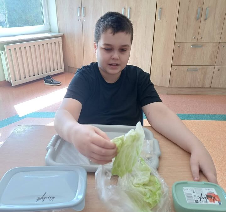 WITAMINOWE PIĄTKI,
Na zajęciac…