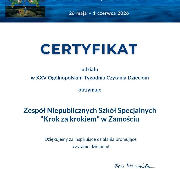Nasza szkoła brała udział w XX…